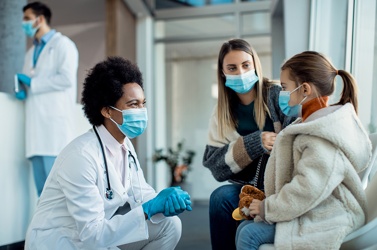 William Russel Guide to the GHIC - access to emergency medical care and routine care - waiting room at medical clinic banner