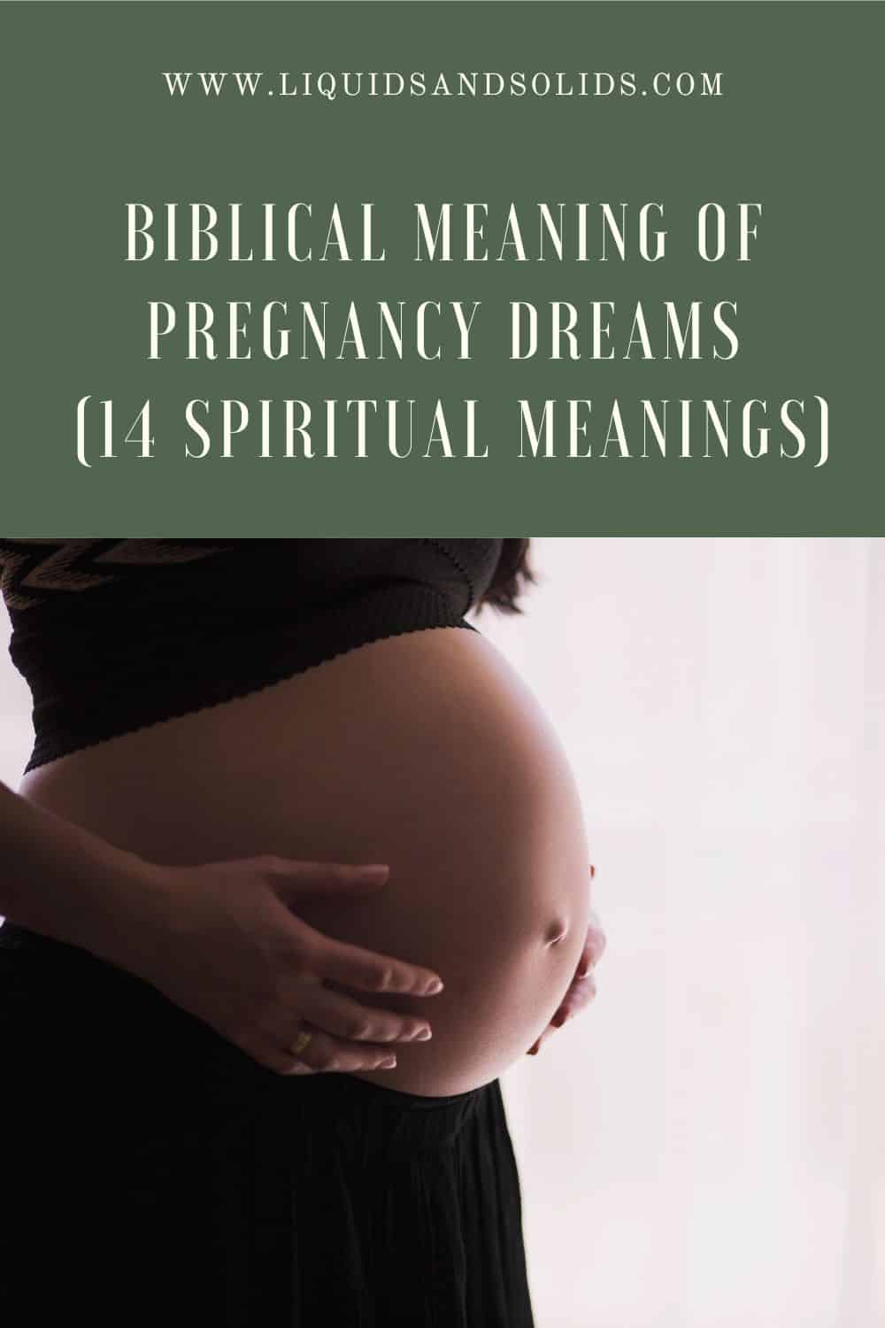  A terhességi álmok bibliai jelentése (14 spirituális jelentés)