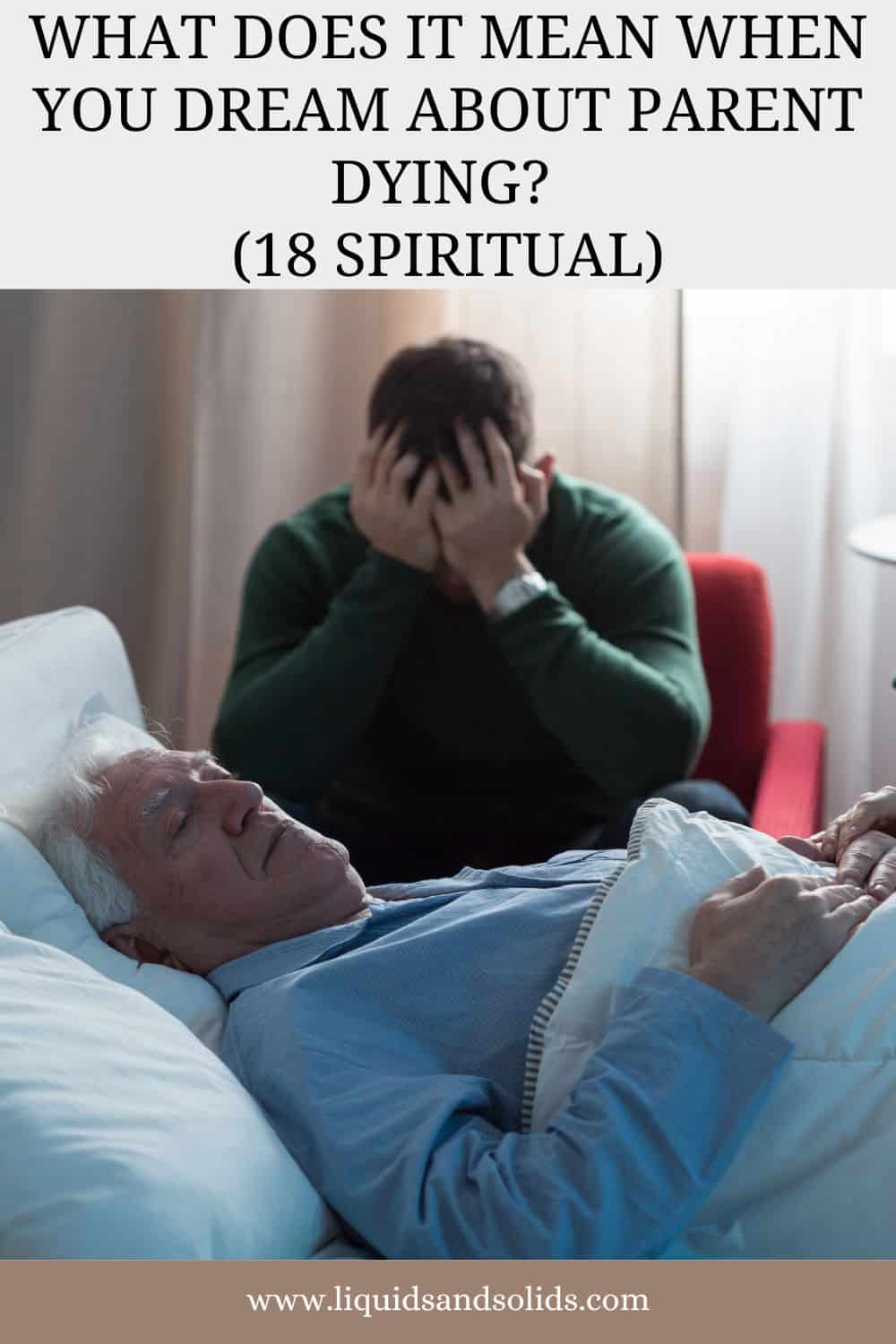  Rêve d'un parent mourant (18 significations spirituelles)