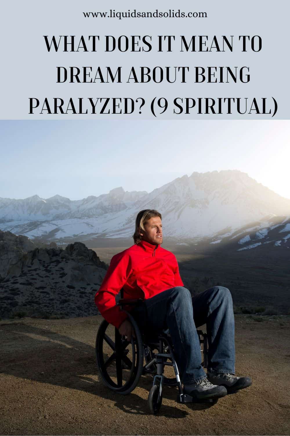  Soñar con estar paralizado? (9 significados espirituais)