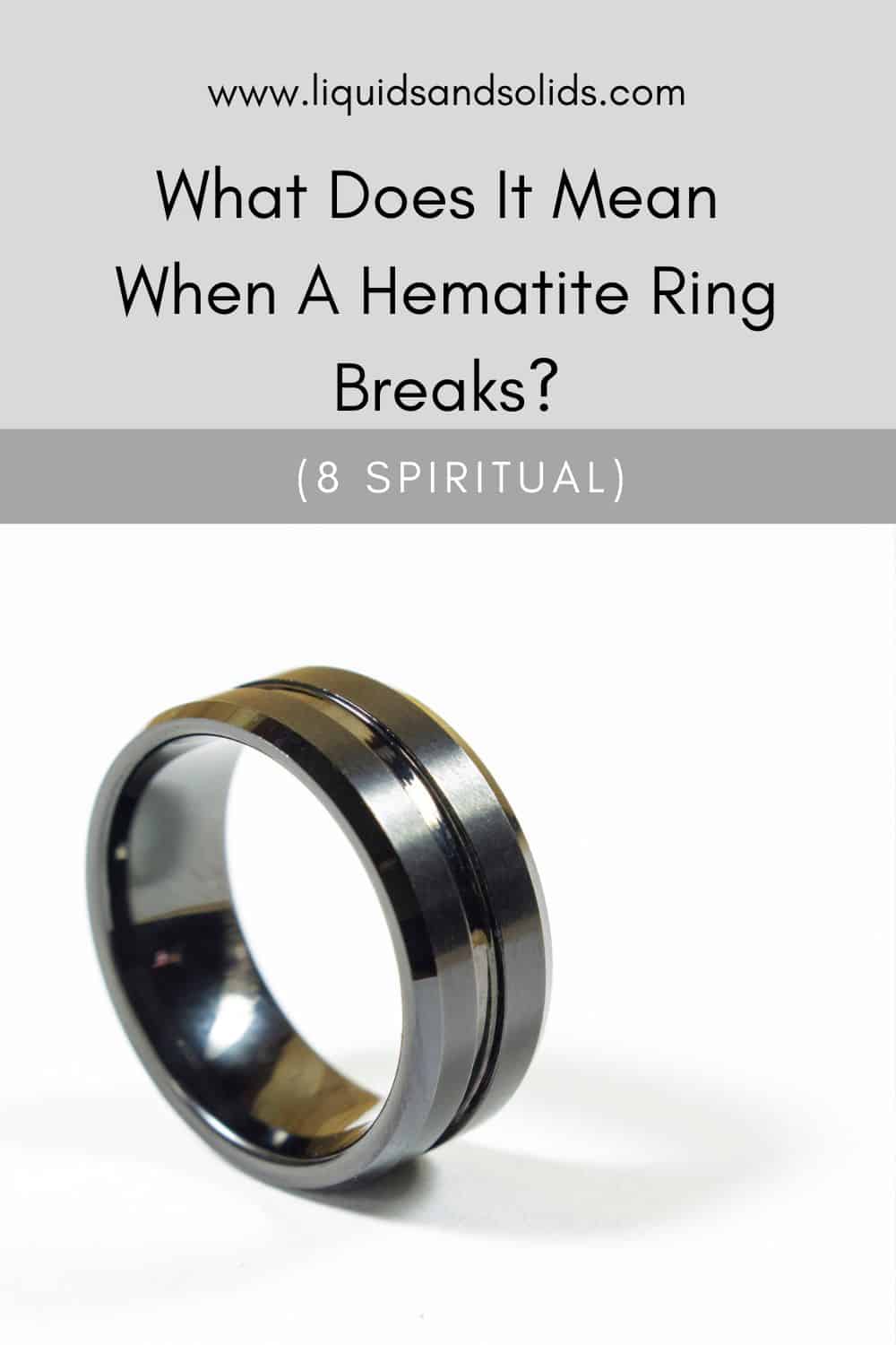  Que significa cando se rompe un anel de hematita? (8 significados espirituais)